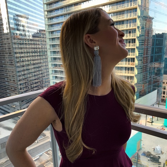 Alice and Olivia Peplum Exposed Zipper Top - Picture 4 of 5